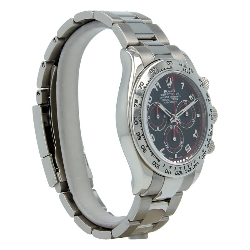 Rolex Daytona 116509 40mm White Gold Steel Sapphire Watch