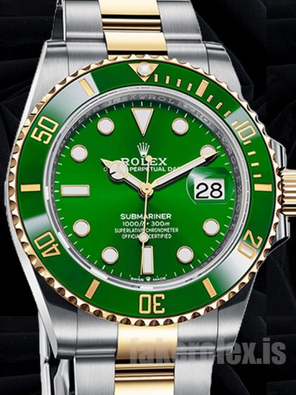 Rolex Submariner Green Dial 116613 40mm Watch